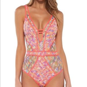 BECCA - Plunge One Piece Swimsuit NEVER WORN